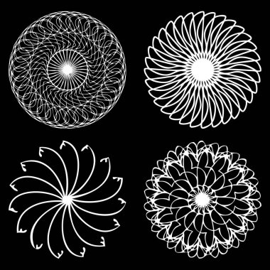 Kutsal geometri işaretleri seti. 