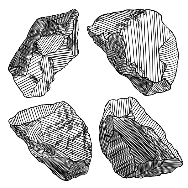 Kristaller, taş mücevher ve küme taş. 