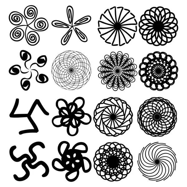 Kutsal geometri işaretleri seti. 