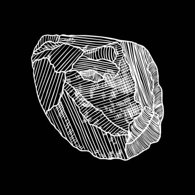 Altın rock veya nugget. Taş prill moloz. Sihirli kristal. 