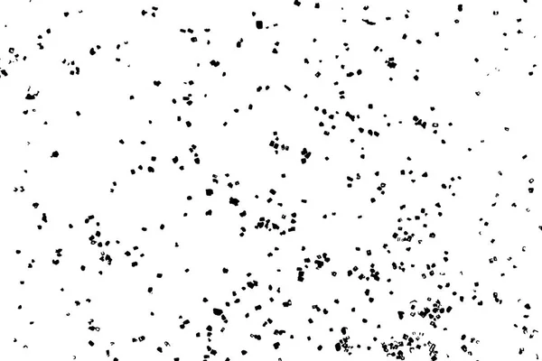 黒の粒子の粗いテクスチャし、白い背景で隔離 — ストックベクタ