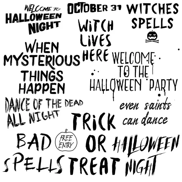 Teklif Cadılar Bayramı tipografi ayarla.