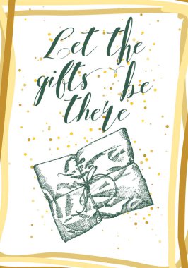 Noel için tebrik kartı