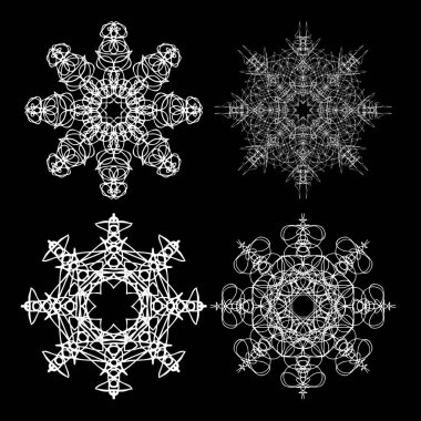 Mandala yuvarlak kutsal geometri. 