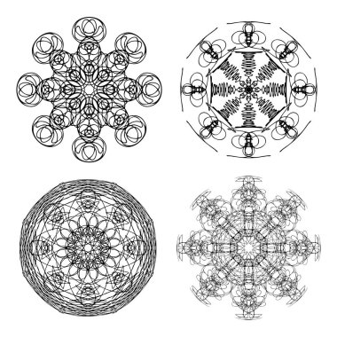 Kutsal geometri tasarım kümesi