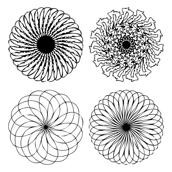 Kutsal geometri tasarım kümesi — Stok Vektör