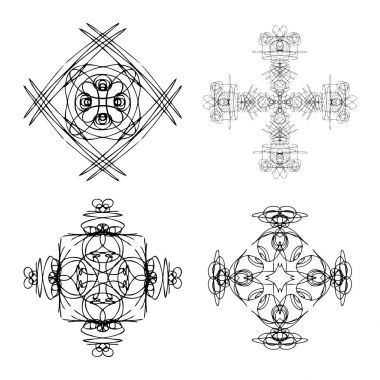 Kutsal geometri tasarım kümesi