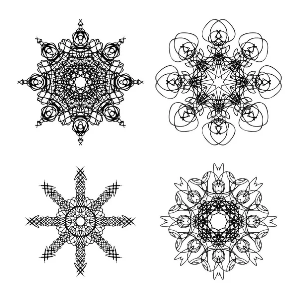 神聖な幾何学デザイン セット — ストックベクタ