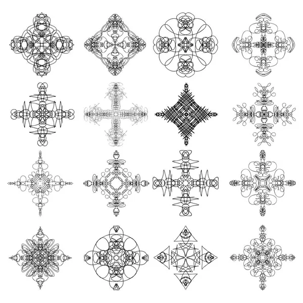 Kutsal geometri tasarım kümesi