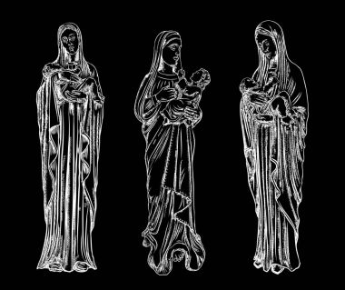 İzole doğum sahnesi kümesi. 