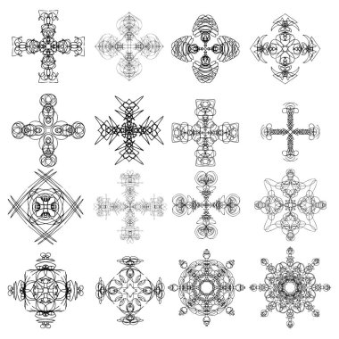 Sürekli değişen mandala Diwali Om simetrik Hint sembolü ilham