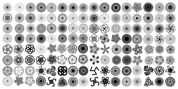 Kaleidoskopický mandaly inspirované Diwali Om symetrický indický symbol — Stockový vektor