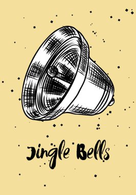 elle çizilmiş Noel tebrik kartı