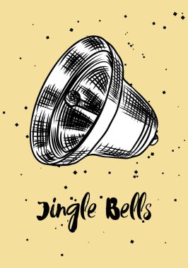 elle çizilmiş Noel tebrik kartı