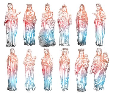 Noel doğum sahnesi Meryem Ana dizi 