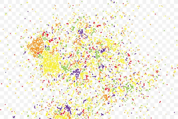 Confettis aléatoire coup célébration fond — Image vectorielle