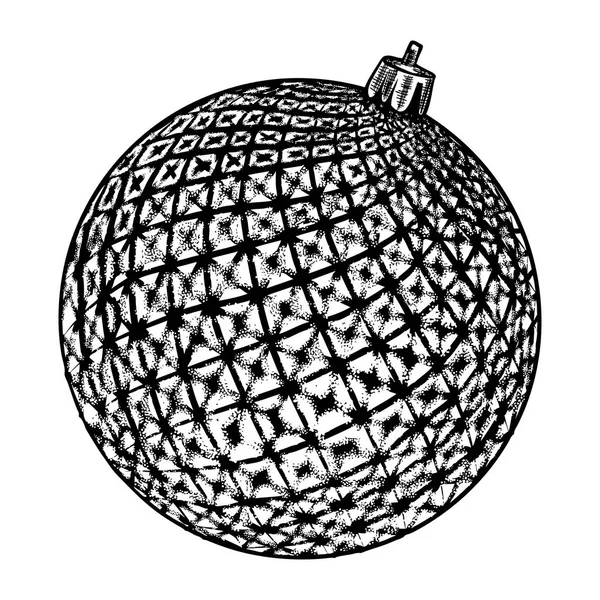 Διακόσμηση Χριστουγέννων διακοσμητικό γυαλί μπάλα — Διανυσματικό Αρχείο