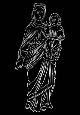 izole doğum sahnesi.