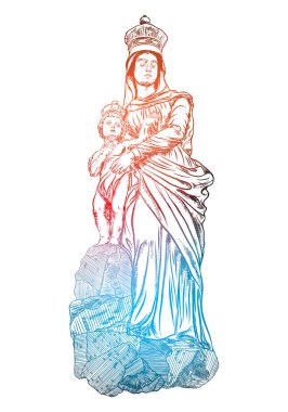 Meryem Ana veya Saint Mary veya Tanrı'nın annesi