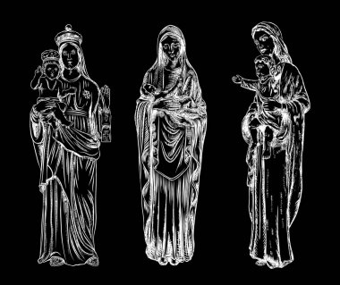 Meryem kümesiyle İsa bebek 