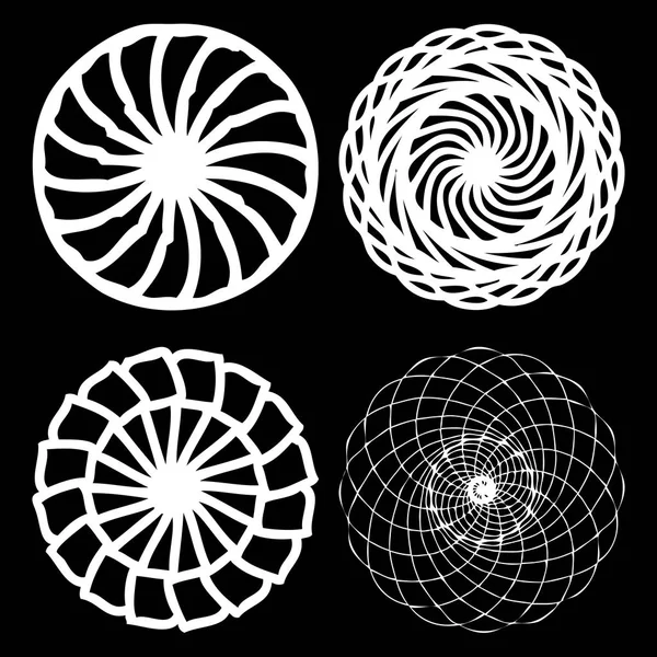 Éléments du cercle géométrique sacré — Image vectorielle