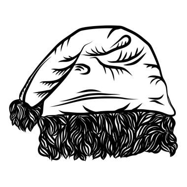 Noel Baba Noel şapka. 