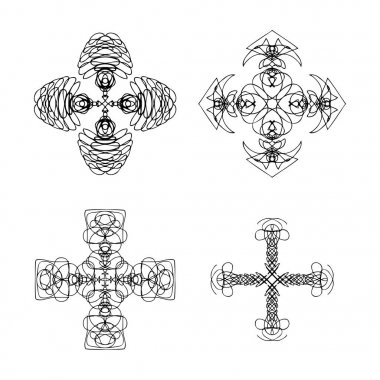 Kutsal geometri tasarım kümesi