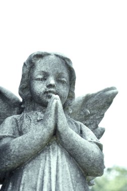 Melek yüzlü heykelciği, angel guardian şekil 