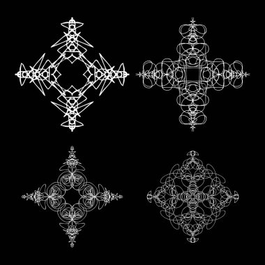 Kutsal geometri tasarım kümesi 