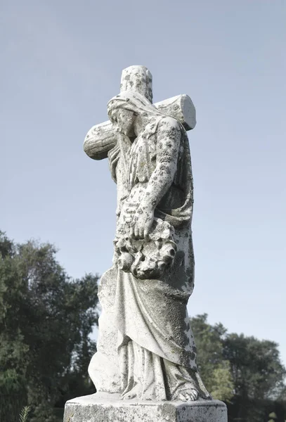 Depiction of the Blessed Virgin Mary as the Sorrowful Mother. — Stock Photo, Image