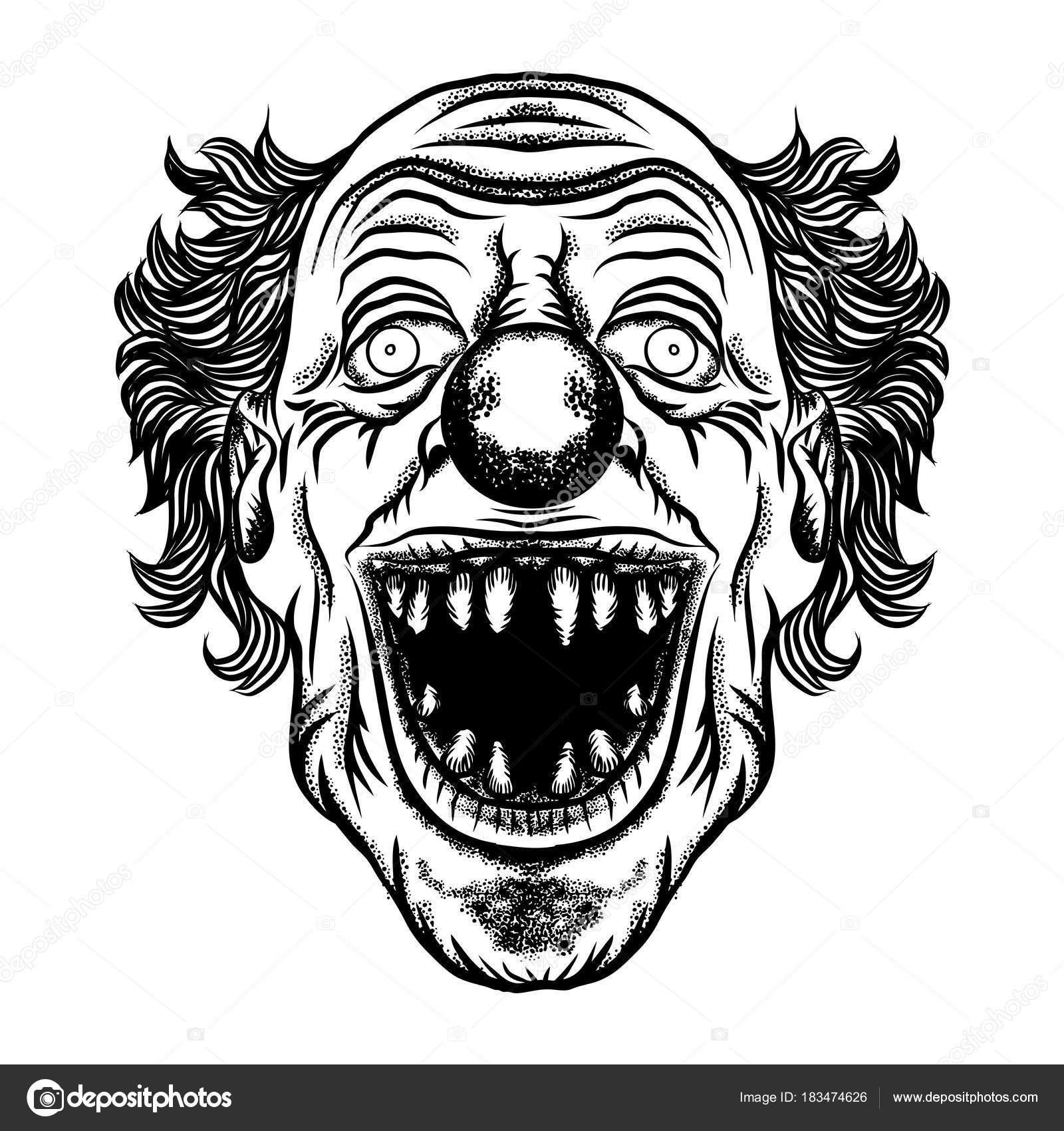 HOW TO DRAW SCARY CLOWN /// COMO DESENHAR UM PALHAÇO ASSUSTADOR