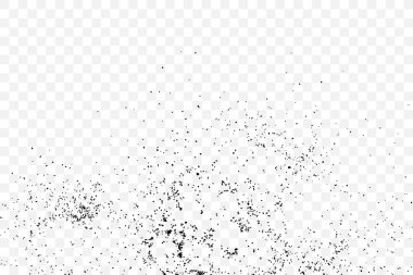 Abstract grainy texture isolated on transparent background.  clipart