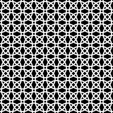 Soyut geometrik siyah deco art altıgen desen