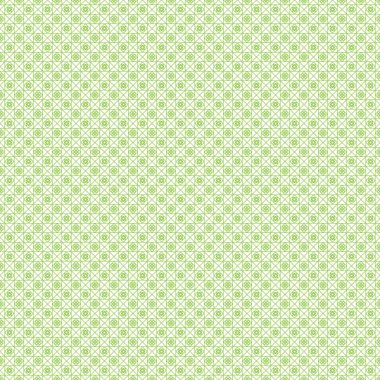 Yeşil renkli kesintisiz geometrik desen 