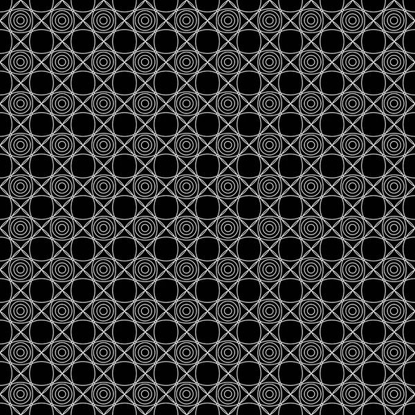 Fehér-fekete zökkenőmentes geometriai minimalista minta. — Stock Vector