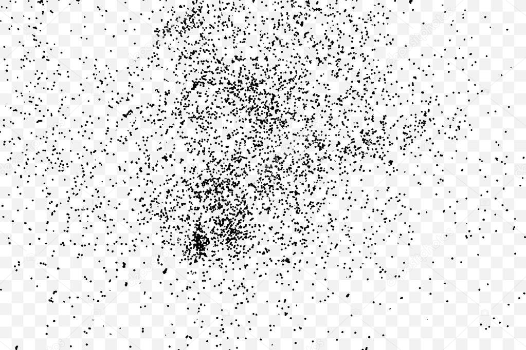 Particle spray, dust and dots, random molecules. 