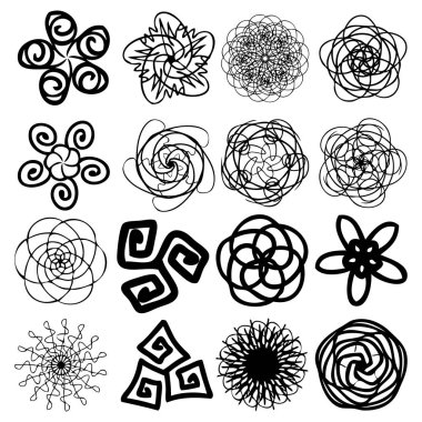 Kutsal geometri işaretleri seti. 