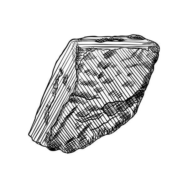 Pedra realista e rocha . —  Vetores de Stock