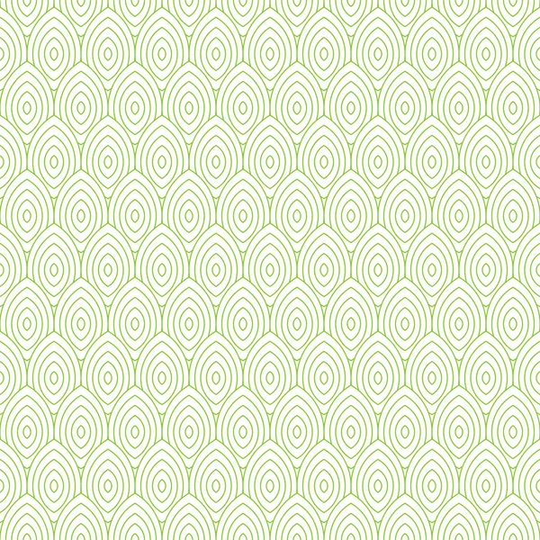 Geometryczny Wzór Kolorze Zielonym Wykonane Cienkiej Linie Płaskie Modny Styl — Wektor stockowy