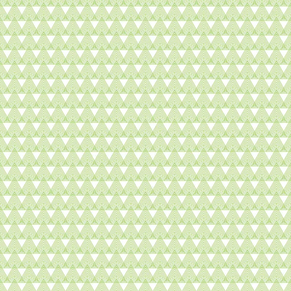 Bezproblémové geometrickým vzorem v zelené barvě vyrobené z tenké ploché tren — Stockový vektor