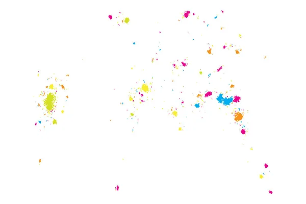 Confettis colorés isolés sur fond blanc. Résumé blanc b — Image vectorielle