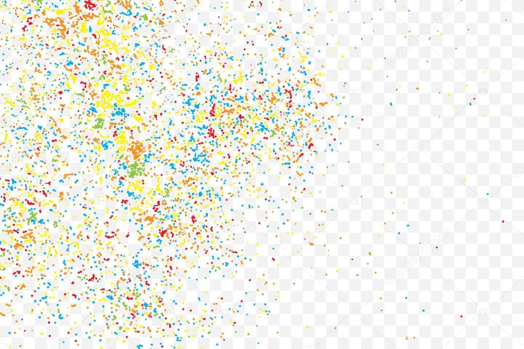 Colorful explosion of confetti. Colored glitter and sprinkles. G