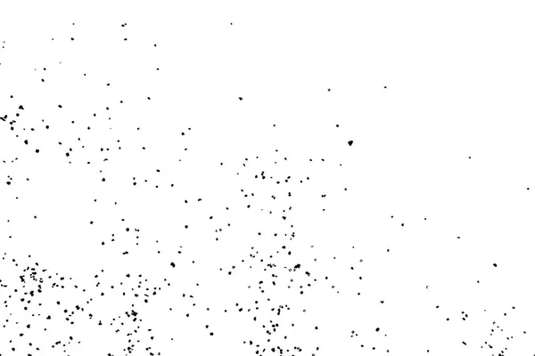 Graineux noir texturé et isolé sur fond blanc paillettes a — Image vectorielle