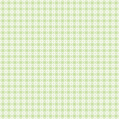 Kesintisiz geometrik desen yeşil renkte ince düz tren yaptı