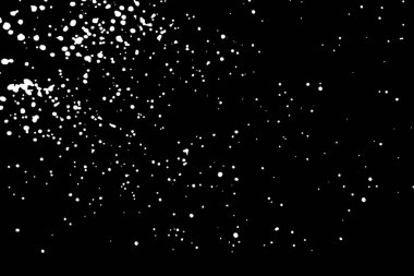 Düşen ve darbe kar doku deseninin siyah arka plan üzerine. Chris