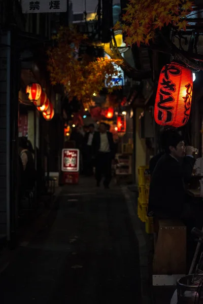 在放大横丁，新宿日本街头食品 — 图库照片
