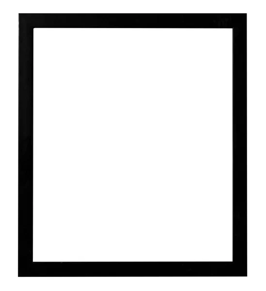 Cadre photo carré blanc isolé sur fond blanc — Photo