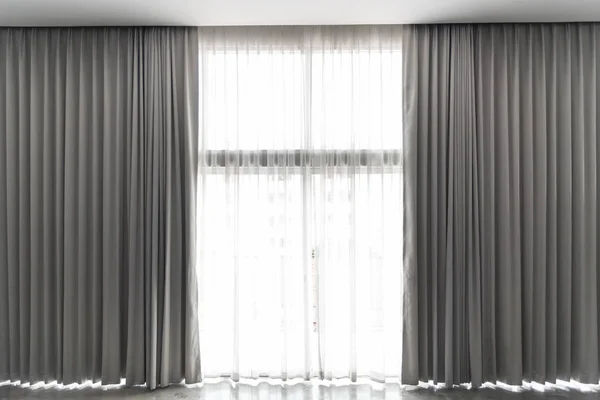 cloth curtain with window and natural light