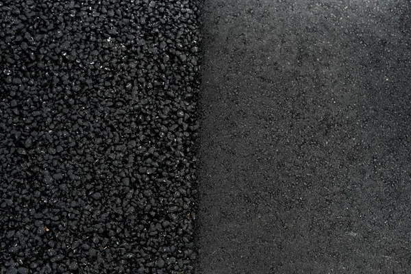 Černá cesta asfalt textura — Stock fotografie