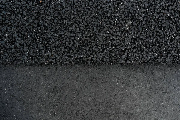 Zwarte weg asfalt textuur — Stockfoto